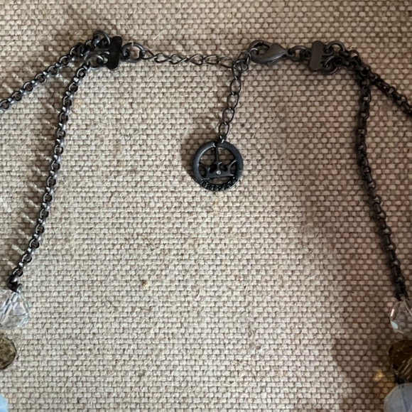 Trifari Faceted Glass Crystal Bead Necklace - Picture 3 of 3